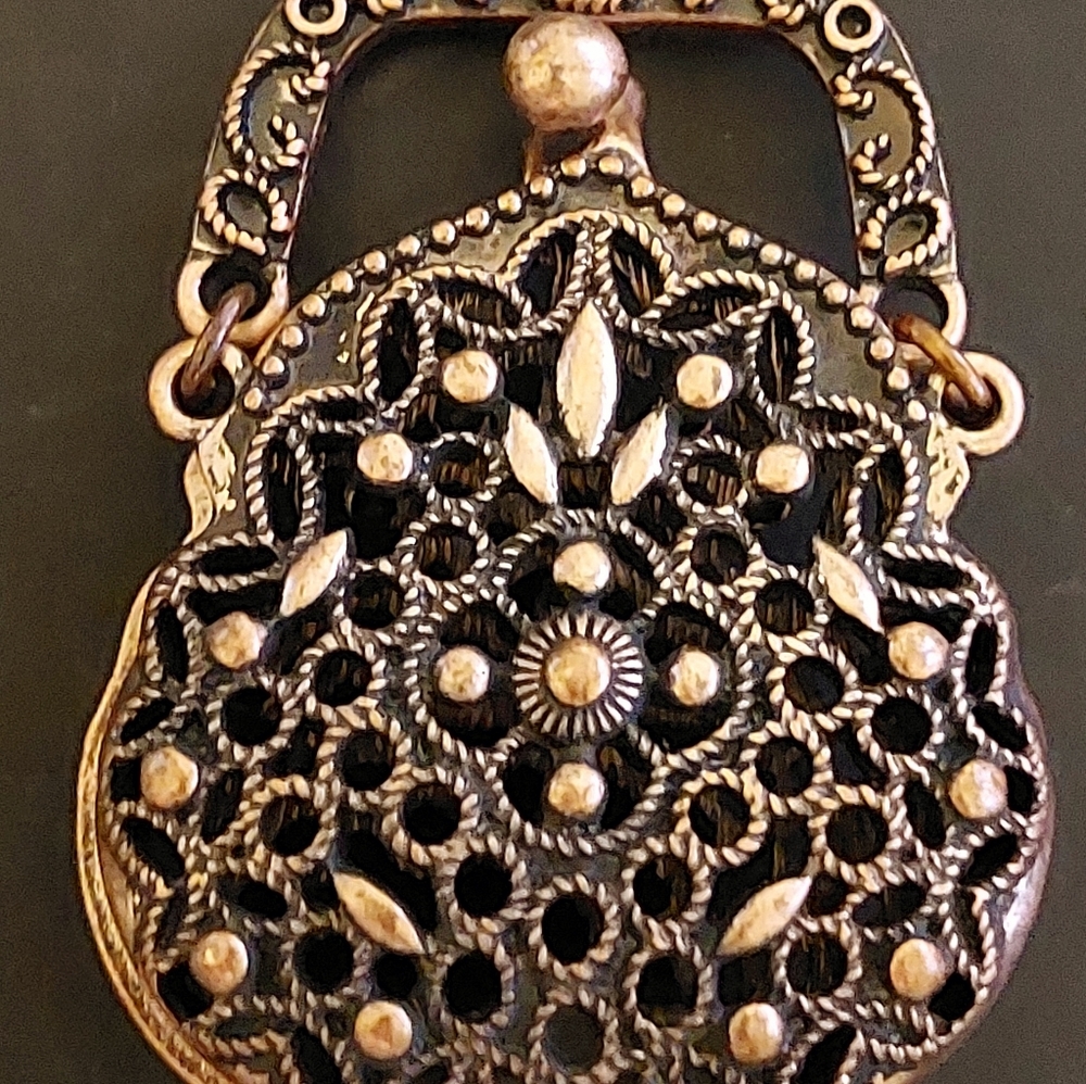 Copper  Purse Pendant